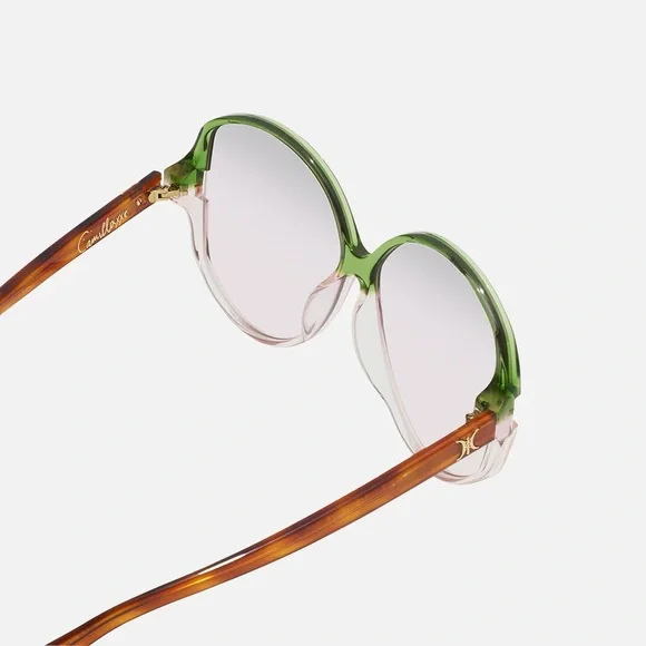 CAMILLA “Afternoons in Amalfi” fern/rose oversized oval hippie boho sunglasses CAMILLA “Afternoons in Amalfi” fern/rose oversized oval  main image 3